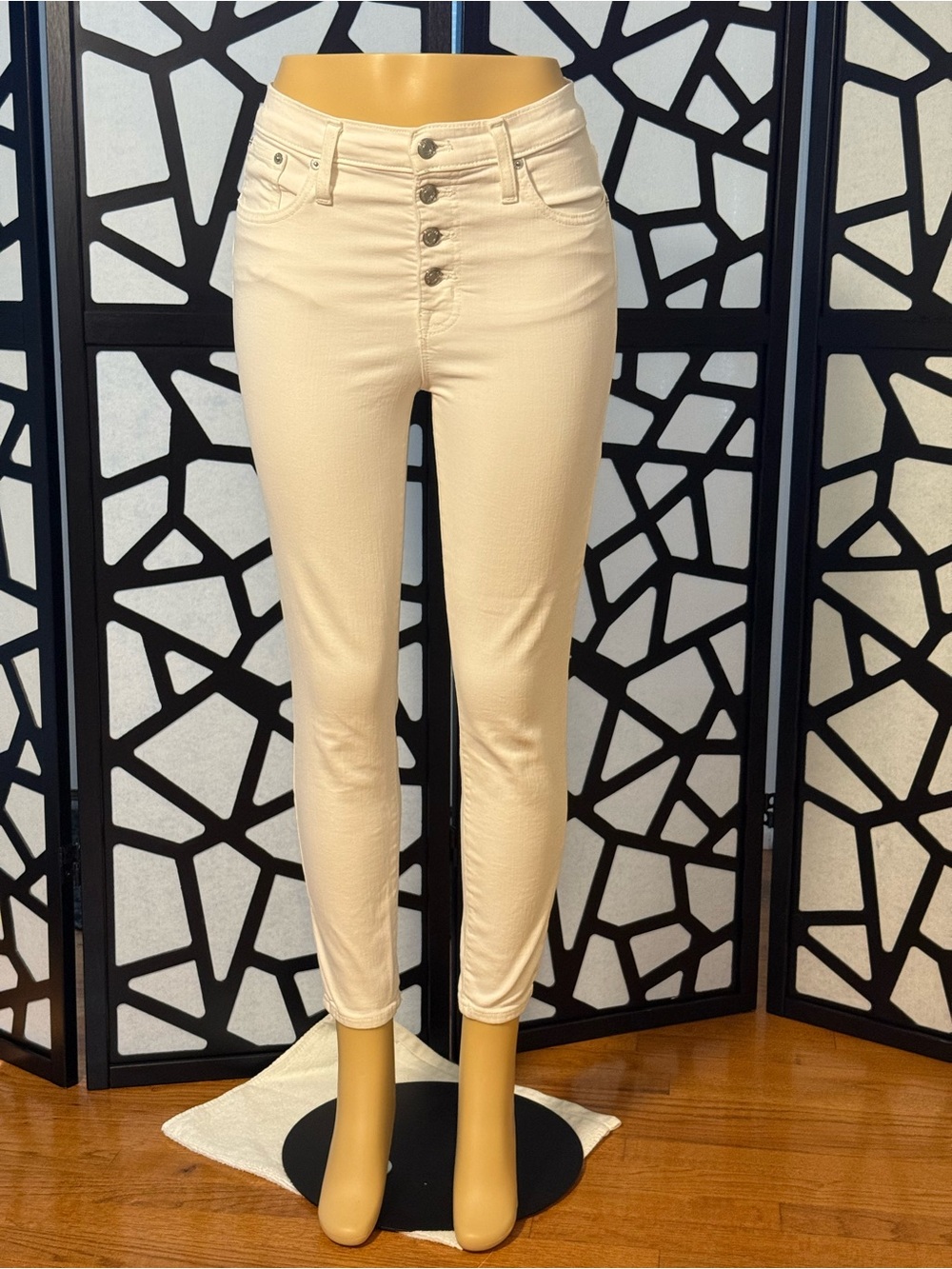 J. Crew Women's Skinny cropped  Jeans in White